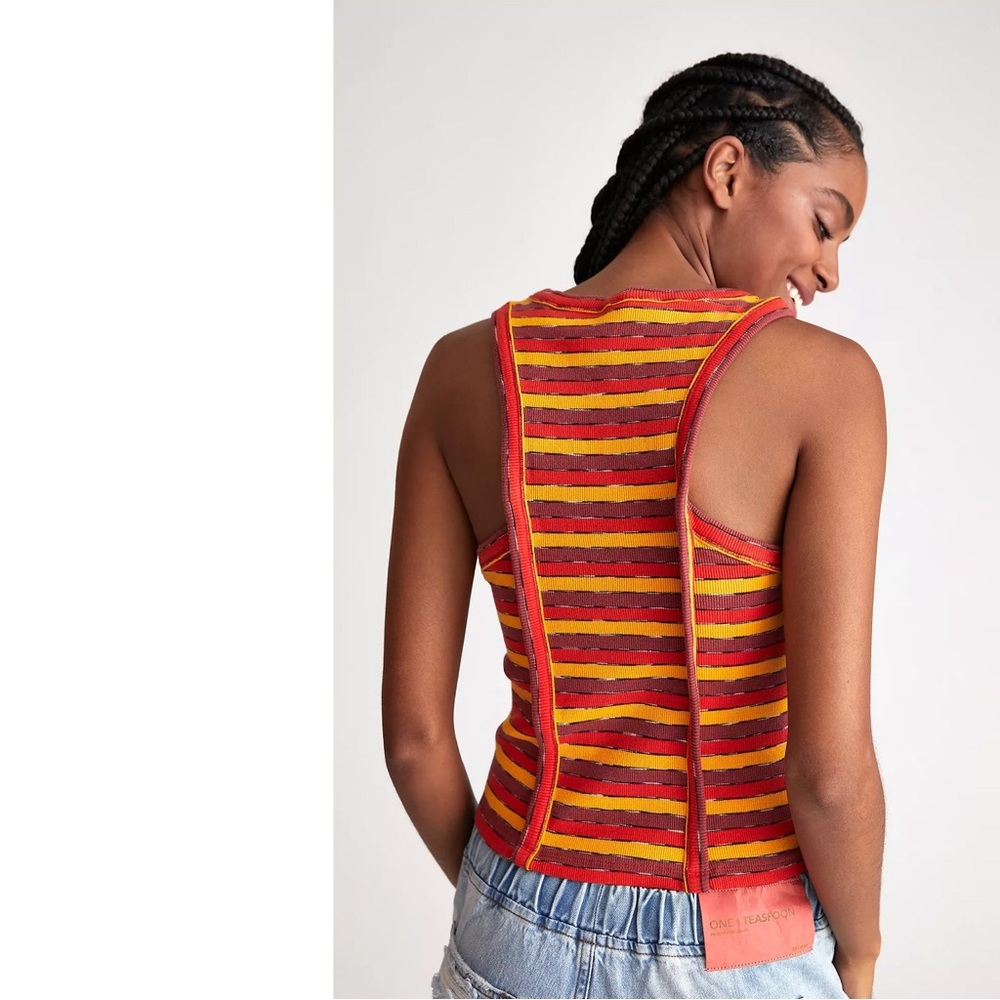 Anthropologie Ribbed Racer Tank - Picture 2 of 11